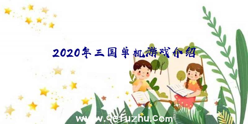 2020年三国单机游戏介绍