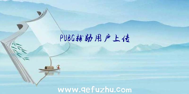 PUBG辅助用户上传