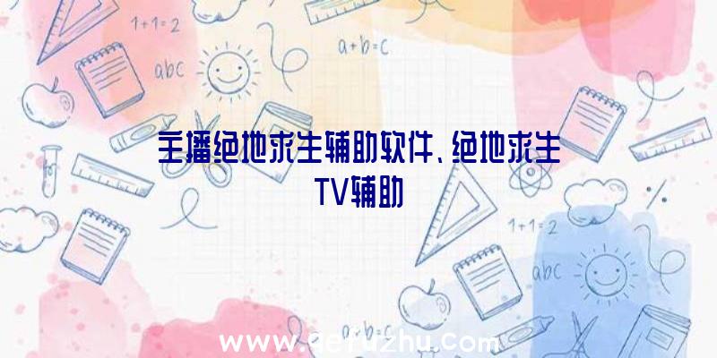 主播绝地求生辅助软件、绝地求生TV辅助