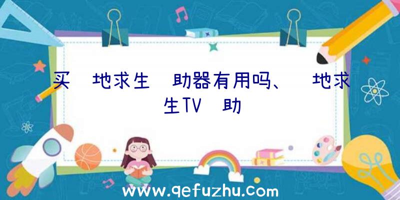 买绝地求生辅助器有用吗、绝地求生TV辅助