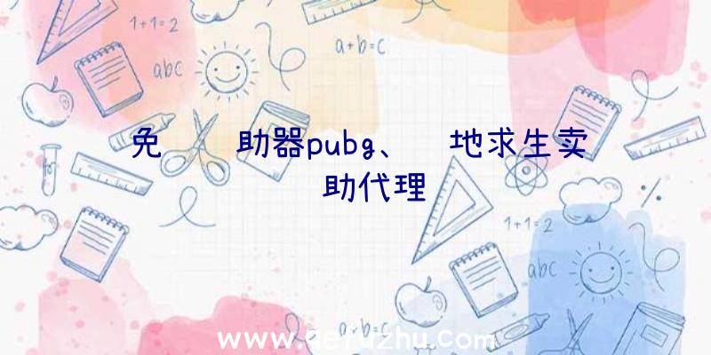 免费辅助器pubg、绝地求生卖辅助代理