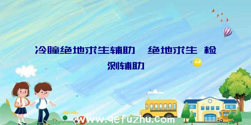 冷瞳绝地求生辅助、绝地求生