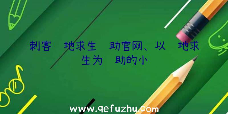 刺客绝地求生辅助官网、以绝地求生为辅助的小说