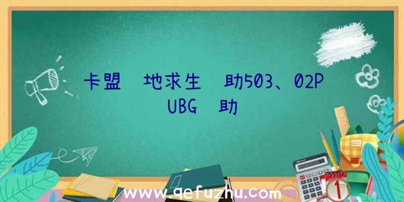 卡盟绝地求生辅助503、02PUBG辅助