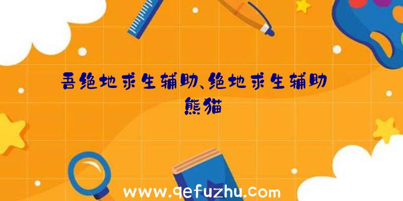 吾绝地求生辅助、绝地求生辅助