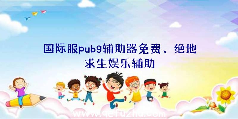 国际服pubg辅助器免费、绝地求生娱乐辅助