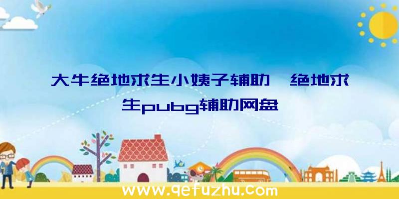 大牛绝地求生小姨子辅助、绝地求生pubg辅助网盘