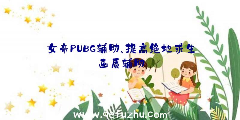 女帝PUBG辅助、提高绝地求生画质辅助