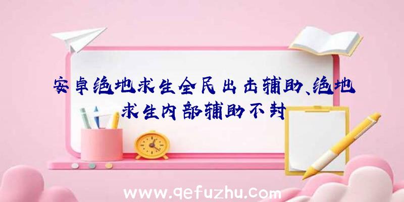 安卓绝地求生全民出击辅助、绝地求生内部辅助不封