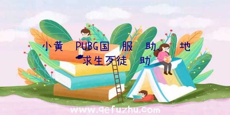 小黄鸭PUBG国际服辅助、绝地求生歹徒辅助