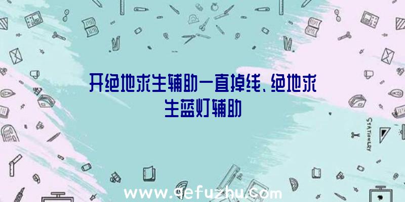 开绝地求生辅助一直掉线、绝地求生蓝灯辅助