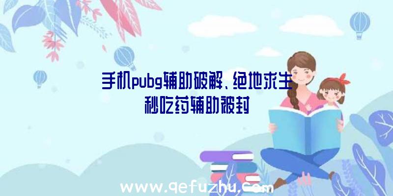 手机pubg辅助破解、绝地求生秒吃药辅助被封