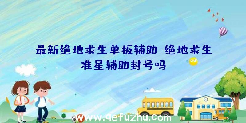 最新绝地求生单板辅助、绝地求生准星辅助封号吗