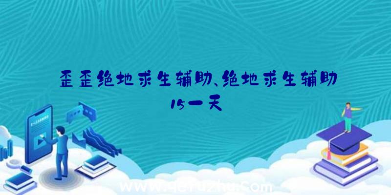 歪歪绝地求生辅助、绝地求生辅助15一天