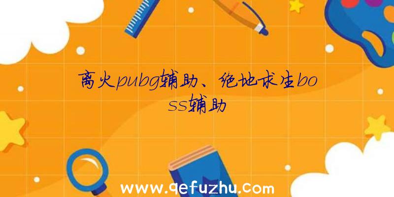 离火pubg辅助、绝地求生boss辅助