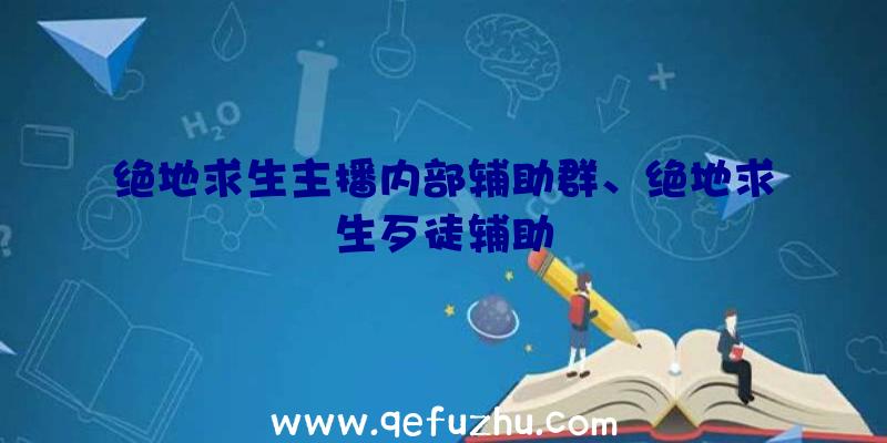 绝地求生主播内部辅助群、绝地求生歹徒辅助