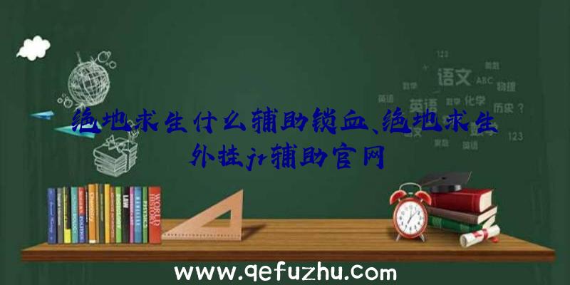 绝地求生什么辅助锁血、绝地求生外挂jr辅助官网