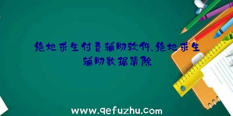 绝地求生付费辅助软件、绝地求生辅助数据清除