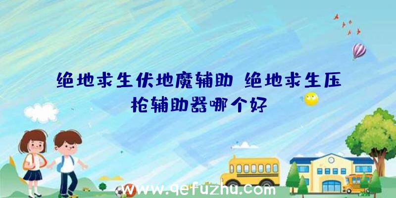 绝地求生伏地魔辅助、绝地求生压枪辅助器哪个好