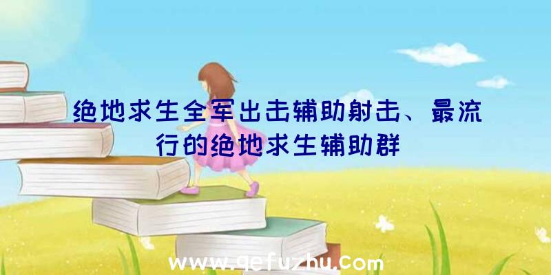 绝地求生全军出击辅助射击、最流行的绝地求生辅助群