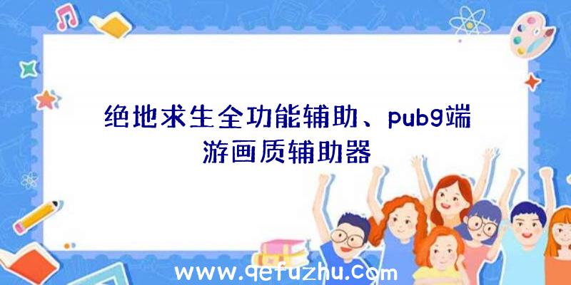 绝地求生全功能辅助、pubg端游画质辅助器