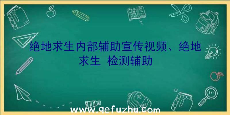 绝地求生内部辅助宣传视频、绝地求生