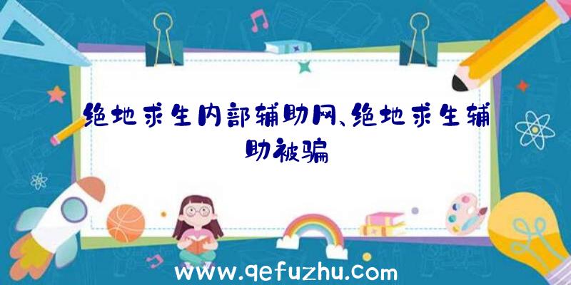 绝地求生内部辅助网、绝地求生辅助被骗