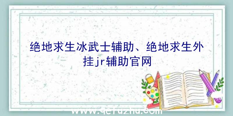 绝地求生冰武士辅助、绝地求生外挂jr辅助官网