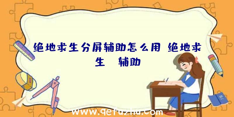 绝地求生分屏辅助怎么用、绝地求生TV辅助