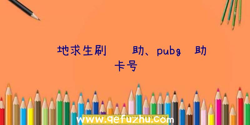 绝地求生刷钱辅助、pubg辅助卡号