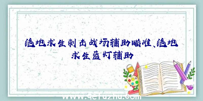 绝地求生刺击战场辅助瞄准、绝地求生蓝灯辅助