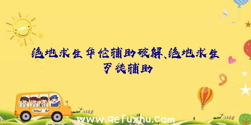 绝地求生华佗辅助破解、绝地求生歹徒辅助