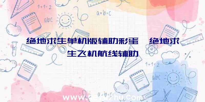 绝地求生单机版辅助彩蛋、绝地求生飞机航线辅助