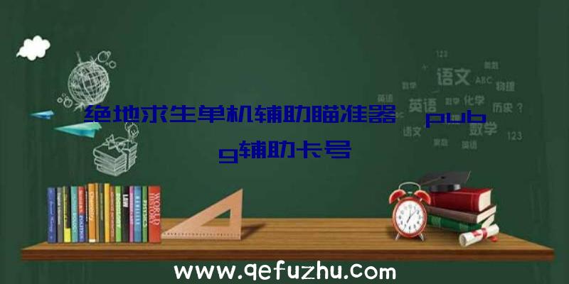 绝地求生单机辅助瞄准器、pubg辅助卡号