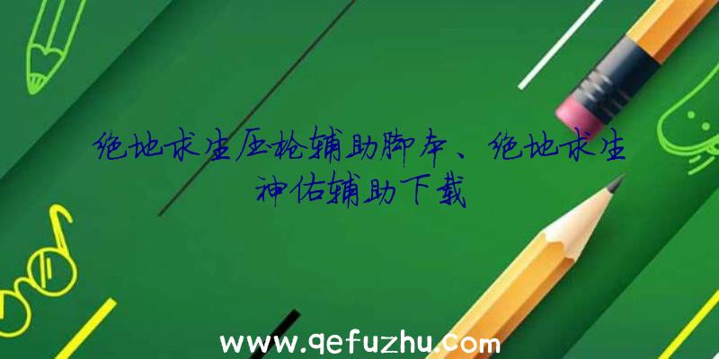 绝地求生压枪辅助脚本、绝地求生神佑辅助下载