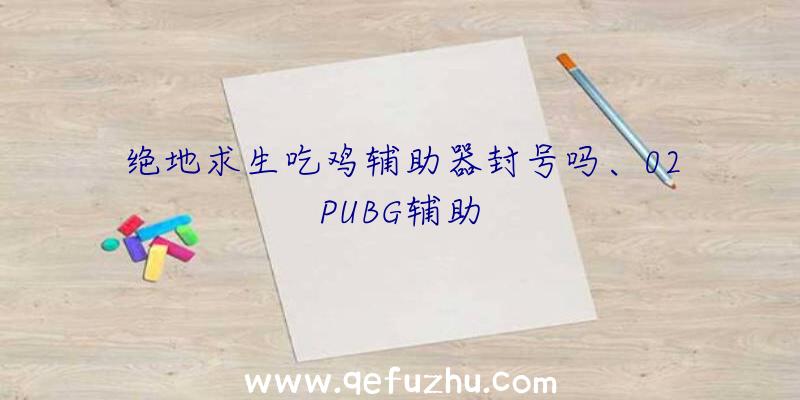 绝地求生吃鸡辅助器封号吗、02PUBG辅助