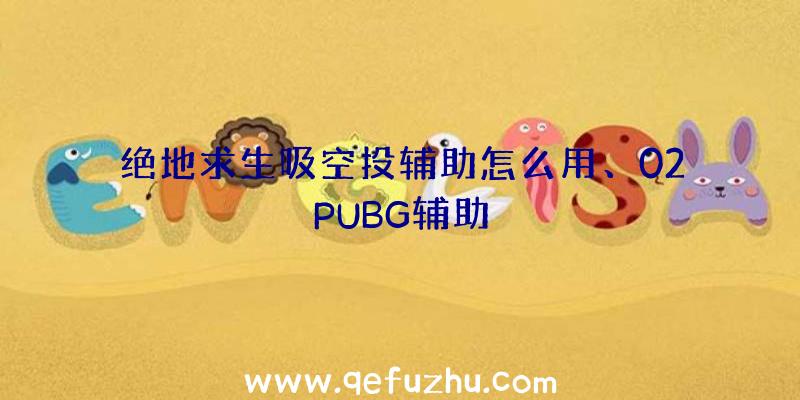 绝地求生吸空投辅助怎么用、02PUBG辅助