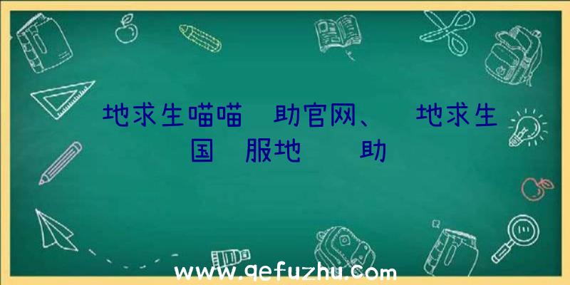 绝地求生喵喵辅助官网、绝地求生国际服地铁辅助