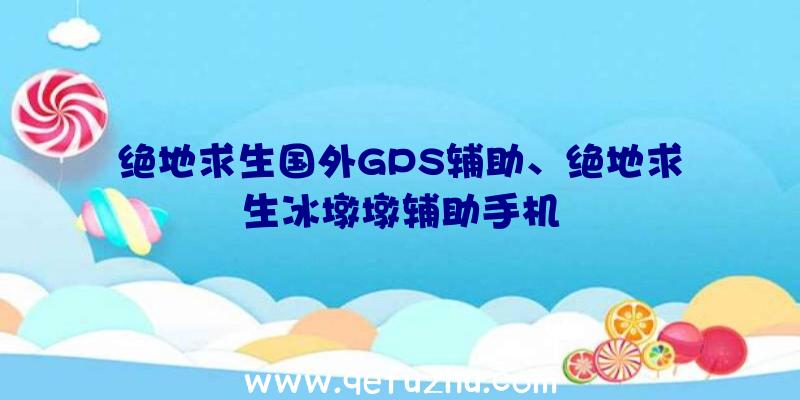 绝地求生国外GPS辅助、绝地求生冰墩墩辅助手机