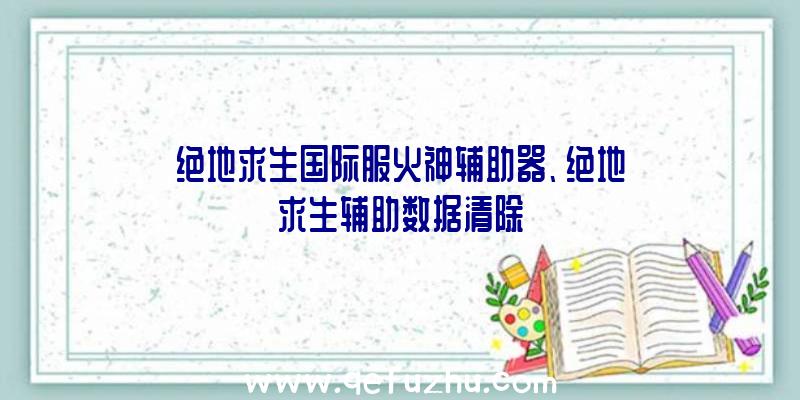 绝地求生国际服火神辅助器、绝地求生辅助数据清除