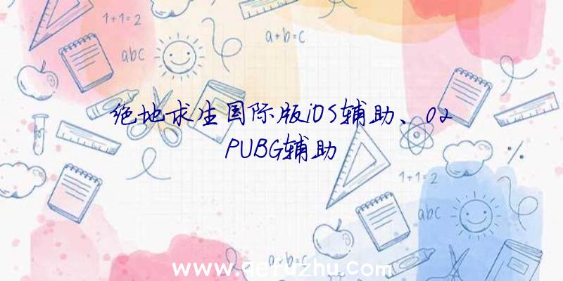 绝地求生国际版iOS辅助、02PUBG辅助