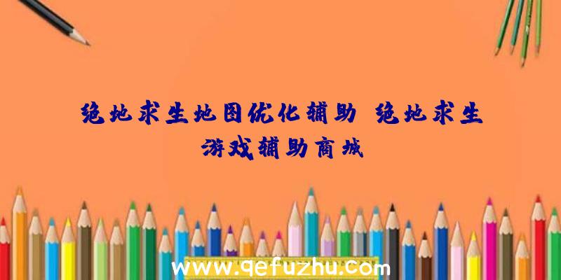 绝地求生地图优化辅助、绝地求生游戏辅助商城