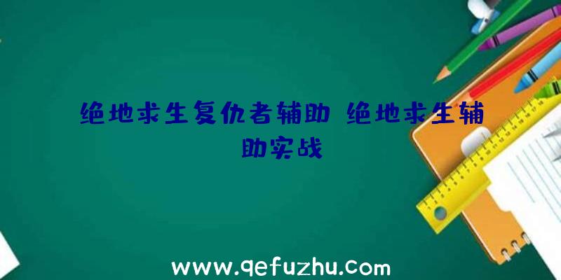 绝地求生复仇者辅助、绝地求生辅助实战