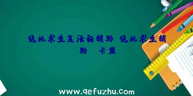 绝地求生复活的辅助、绝地求生辅助fz卡盟