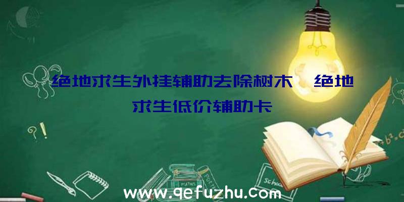 绝地求生外挂辅助去除树木、绝地求生低价辅助卡