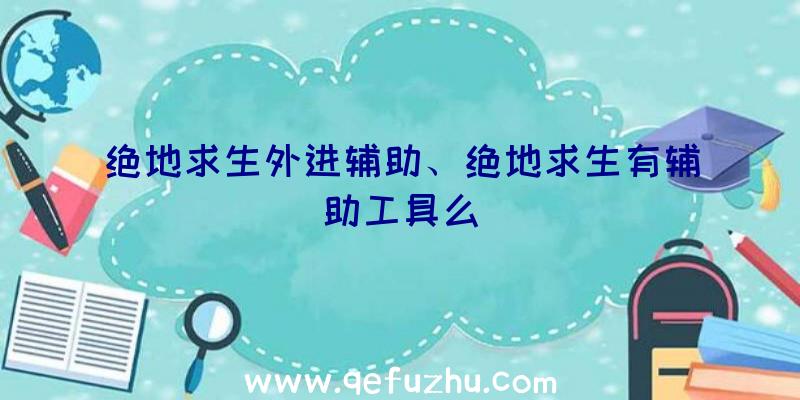 绝地求生外进辅助、绝地求生有辅助工具么