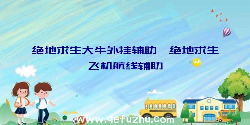 绝地求生大牛外挂辅助、绝地求生飞机航线辅助