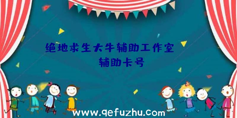 绝地求生大牛辅助工作室、pubg辅助卡号