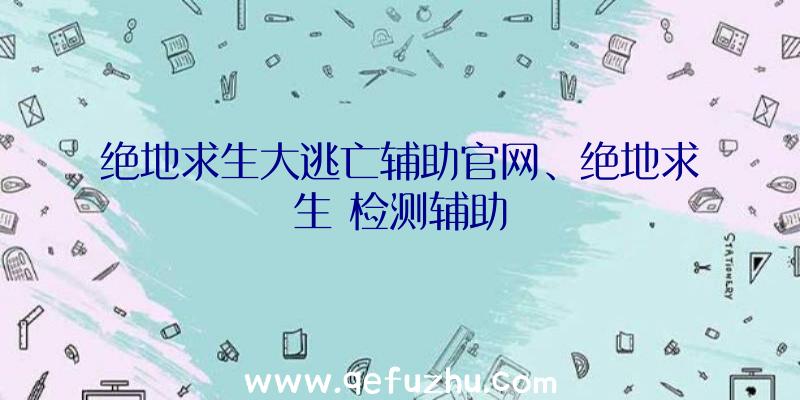 绝地求生大逃亡辅助官网、绝地求生