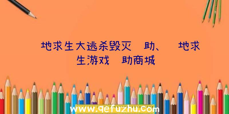 绝地求生大逃杀毁灭辅助、绝地求生游戏辅助商城